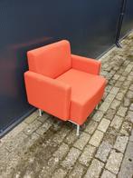 Retro setje voor weinig.  Wachtkamer set fauteuil en bank, Ophalen, Zo goed als nieuw, 75 tot 100 cm