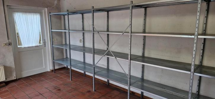 5,1 meter GS3 legbordstelling , magazijnstelling, Zakelijke goederen, Kantoor en Winkelinrichting | Magazijn, Stelling en Opslag