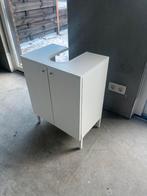 Wastafelkast wit, Ophalen, Minder dan 50 cm, Gebruikt, Minder dan 100 cm