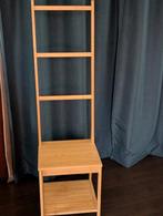 RÅGRUND stoel met handdoekenrek (bamboe) – in goede staat, Ophalen, Overige typen, 50 tot 100 cm, Zo goed als nieuw