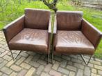 Bert plantagie fauteuils 2 stuks, Huis en Inrichting, Fauteuils, Ophalen, Gebruikt, 50 tot 75 cm, Leer