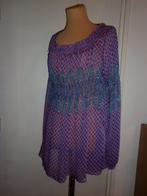 voile  blouse maat : XL   "off-shoulder", Verzenden, Nieuw, Maat 46/48 (XL) of groter, Paars