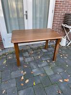 Te koop massief eiken eettafel 80x120cm, Huis en Inrichting, Tafels | Eettafels, 100 tot 150 cm, Verzenden, Vintage, 50 tot 100 cm