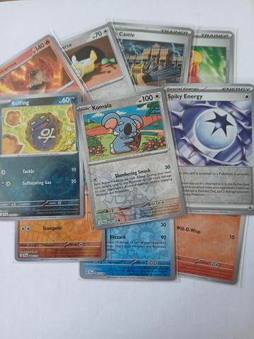 10 Glimmende Pokémonkaarten - Diverse Sets beschikbaar voor biedingen