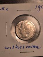 Kwartje wilhelmina 1903., Ophalen of Verzenden, Koningin Wilhelmina, 25 cent