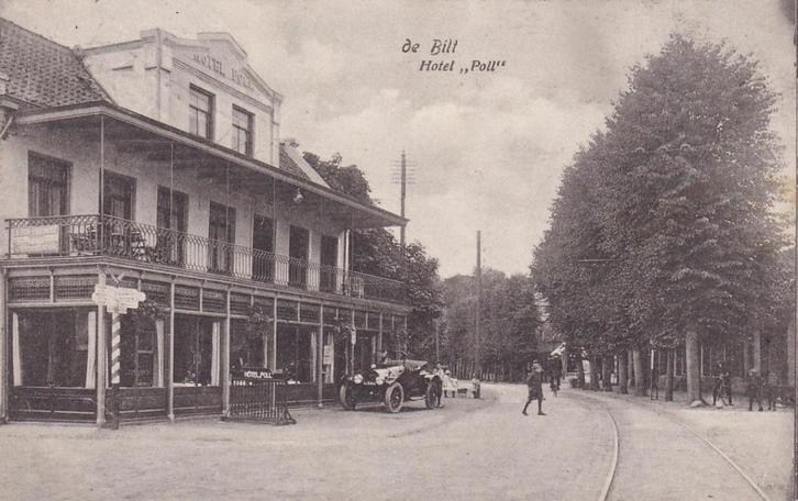 685G de Bilt, Hotel "Poll", 1918, Verzamelen, Ansichtkaarten | Nederland, Gelopen, Utrecht, Voor 1920, Verzenden
