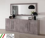 Dressoir Granada Hoogglans wit marmer commode -SALE-, Ophalen of Verzenden, Nieuw, 105 cm of meer