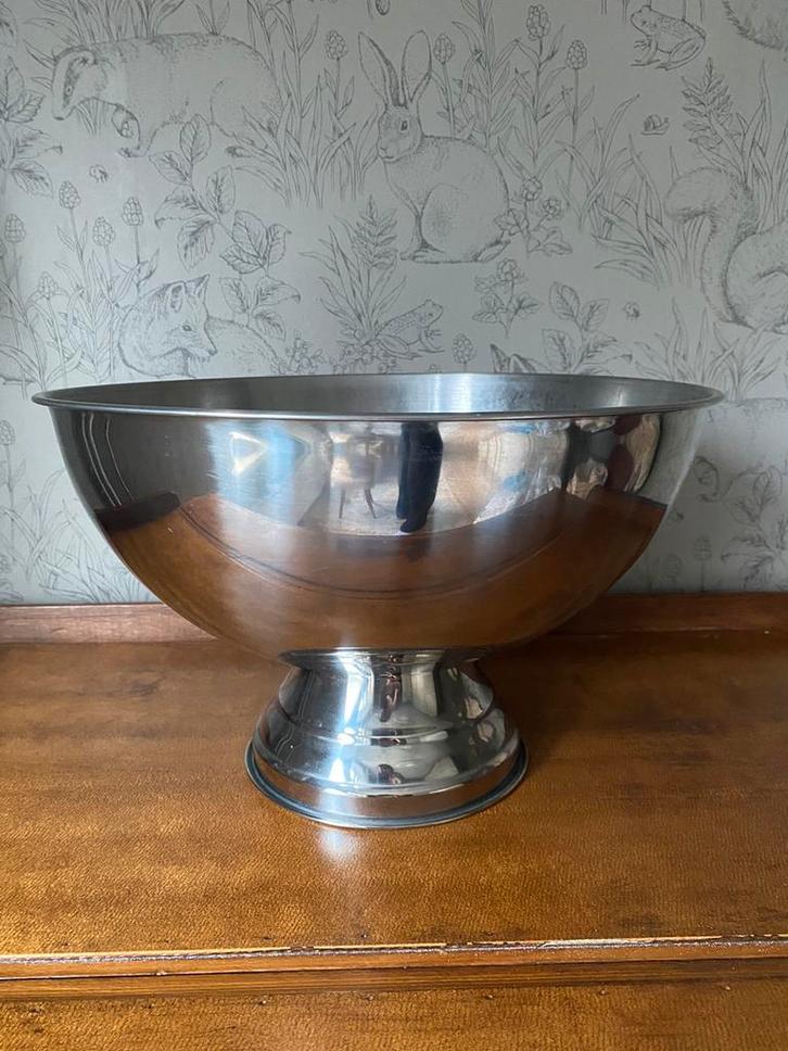 Bruiloft: champagnekoeler / wijnkoeler groot, Huis en Inrichting, Woonaccessoires | Schalen en Manden, Zo goed als nieuw, Rechthoekig