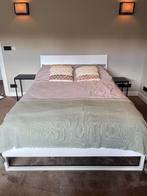 IKEA TRYSIL 140x200 BED + LATTEN BODEMS + MATRAS, Ophalen, Gebruikt, Wit, 140 cm