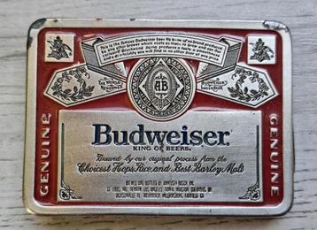 Vintage Budweiser "King Of Beers" Messing Riemgesp  beschikbaar voor biedingen