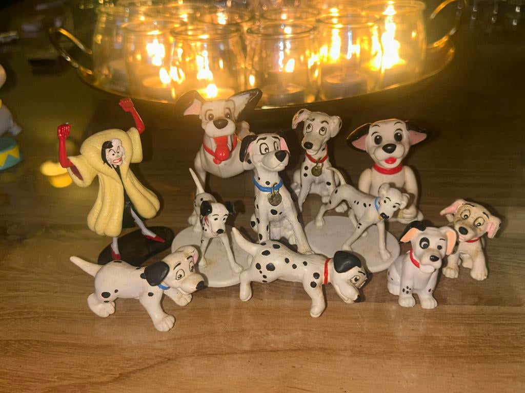 Vintage 101 Dalmatiërs Disney Figuren, Verzamelen, Poppetjes en Figuurtjes, Ophalen of Verzenden, Gebruikt