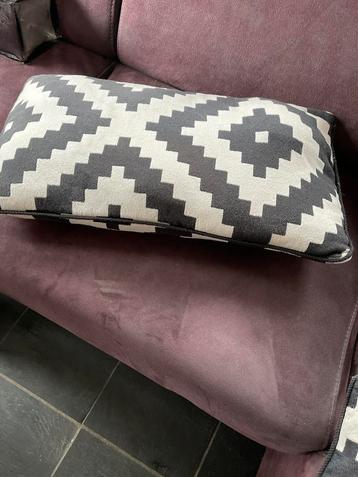 2 Langwerpige Kussens met Hoes beschikbaar voor biedingen