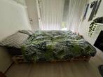 Bed van Pallets inclusief matras 140x200, Huis en Inrichting, Slaapkamer | Bedden, Ophalen, Tweepersoons, 200 cm, 140 cm