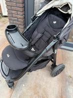 Joie Buggy Litetrax 4 DLX Coal, Kinderen en Baby's, Buggy's, Ophalen, Zo goed als nieuw, Regenhoes