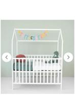 Ledikant wit, Kinderen en Baby's, Ophalen, Zo goed als nieuw, Minder dan 140 cm, Matras