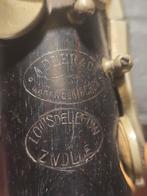 Antieke Adler & Co. Klarinet (ca. 1890-1915) met Koffer, Bes-klarinet, Gebruikt, Ophalen of Verzenden, Met koffer