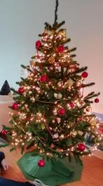 Mooie NorwayKunst Kerstboom + Led-Lichtjes + Rode/Goudballen, Ophalen, Gebruikt