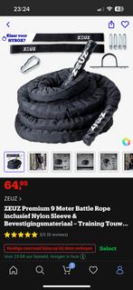 Nieuwe battle rope, Ophalen of Verzenden, Nieuw, Armen, Battle rope