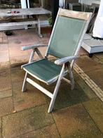 Teakhouten tuinset: tafel + 6 stoelen, Ophalen, Gebruikt, Teakhout