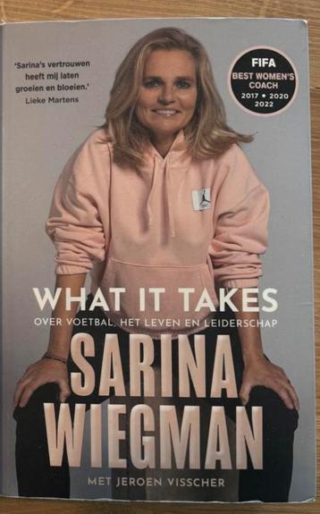 Boek Sarina Wiegman What it takes beschikbaar voor biedingen