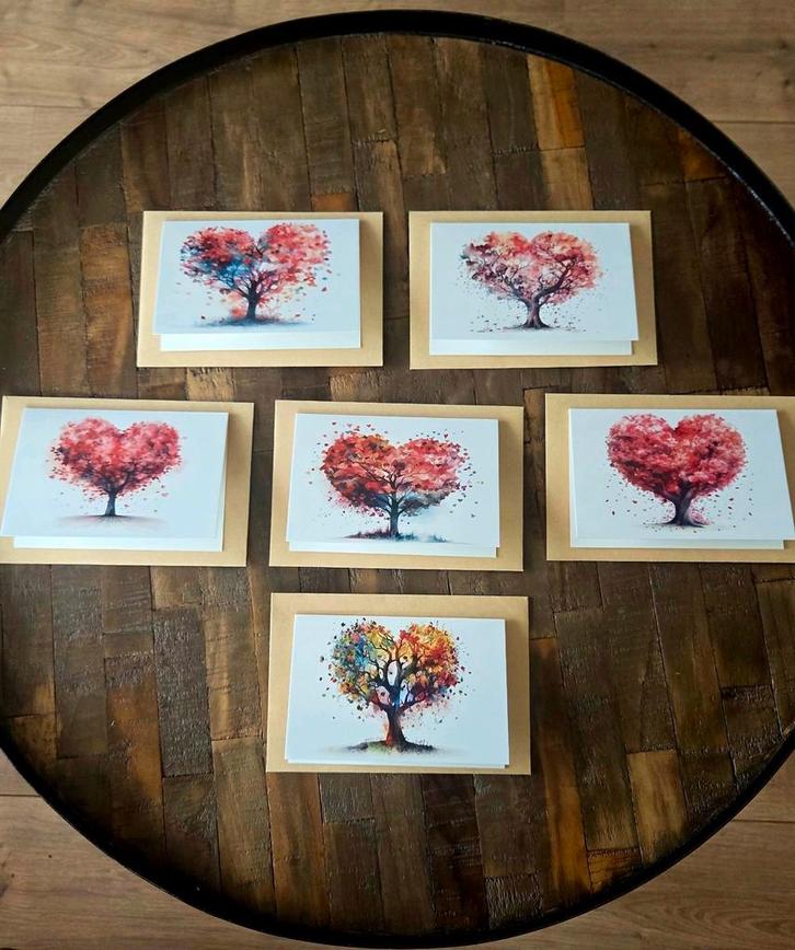 HappyCreationsStore Aquarel Kaarten, Hobby en Vrije tijd, Kaarten | Zelfgemaakt, Nieuw, Overige thema's, Ophalen of Verzenden