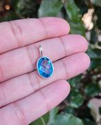 Blauw Topaas Hanger Kenza - Echt Zilver