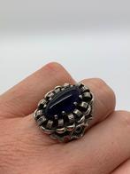 S974 Prachtige zilveren ring amethist maat 17,5, Sieraden, Tassen en Uiterlijk, Antieke sieraden, Ophalen of Verzenden, Zilver
