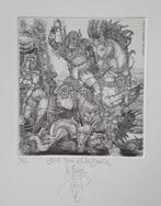 Exlibris  / Ex libris H. Jürgens, St. Joris en de Draak, Antiek en Kunst, Verzenden