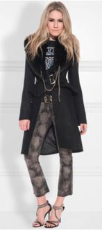 Nikkie wollen jas mantel coat maat 36 Nieuw, Zwart, Nieuw, Ophalen of Verzenden, Nikkie