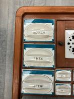 Vintage Kruidenkastje met Keramische Potten, Ophalen