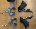 Shimano STI shifters +remklauwen, Fietsen en Brommers, Fietsonderdelen, Gebruikt, Overige typen, Racefiets, Ophalen of Verzenden