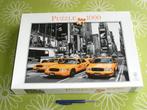 Yellow cab - Taxi's in New York puzzel - 1000 stukjes, Hobby en Vrije tijd, Ophalen of Verzenden, 500 t/m 1500 stukjes, Gebruikt
