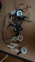 Spots wit 12v met trafo, Huis en Inrichting, Lampen | Spots, Ophalen of Verzenden, Gebruikt, Metaal of Aluminium