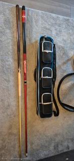 Poolkeu Set (2 stuks) met Tas, Sport en Fitness, Ophalen of Verzenden, Zo goed als nieuw, Keu of Ballen