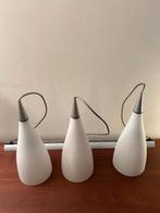 Hanglamp van melkglas, Ophalen of Verzenden, Zo goed als nieuw, Glas, Minder dan 50 cm