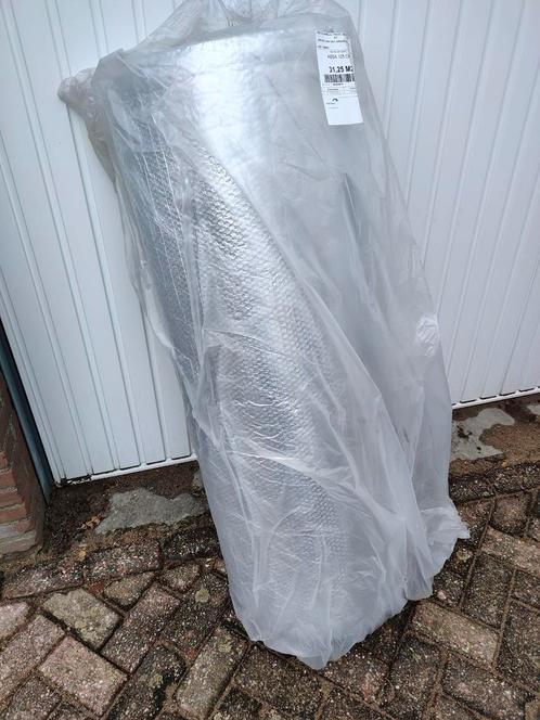 Aluminium noppenfolie dubbel gelamineerd voor isolatie 31m², Doe-het-zelf en Verbouw, Isolatie en Afdichting, Nieuw, Vloerisolatie