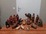 Kerstbeeldengroep ,20 stuks beeldjes., Diversen, Kerst, Ophalen, Zo goed als nieuw
