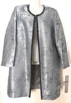 Erolok zilverkleurig lang colbert maat 42/44[dmv]