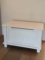 Massief houten opbergkist white-wash, Huis en Inrichting, Ophalen, Minder dan 50 cm, Gebruikt, 50 tot 100 cm