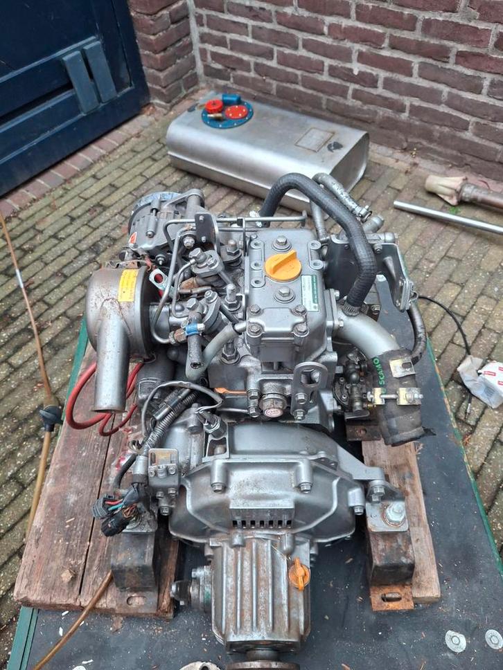 Scheepsdiesel YANMAR 2GM20 + toebehoor, Watersport en Boten, Buiten- en Binnenboordmotoren, Gebruikt, Diesel, 10 tot 30 pk, Ophalen