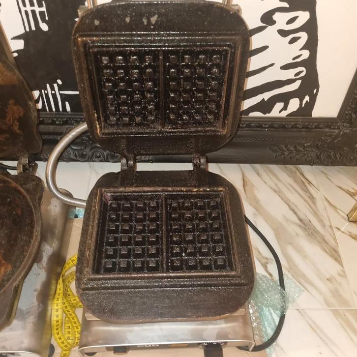 Wisselplaat Neumarker voor wafels, Witgoed en Apparatuur, Wafelijzers, Gebruikt, Uitneembare platen, Ophalen of Verzenden