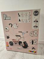 Smoby BeFun 2in1 Roze driewieler, Ophalen of Verzenden, Nieuw