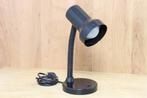 bureaulamp zwart buigbaar met led lamp 230v E27, Ophalen of Verzenden, Gebruikt, Metaal, Minder dan 50 cm