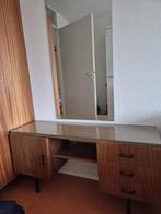 Vintage jaren 60 kaptafel met spiegel, Huis en Inrichting, Tafels | Kaptafels, Ophalen, Overige materialen, Gebruikt, 100 tot 150 cm