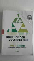 Boekhouden voor het hbo deel 1. Theorieboek, Verzenden, Gerard van Heeswijk, Zo goed als nieuw, Nederlands