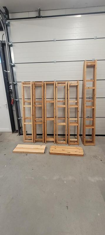 Ikea Ivar stellingkast: 28 staanders en 80 legborden - afbeelding 1