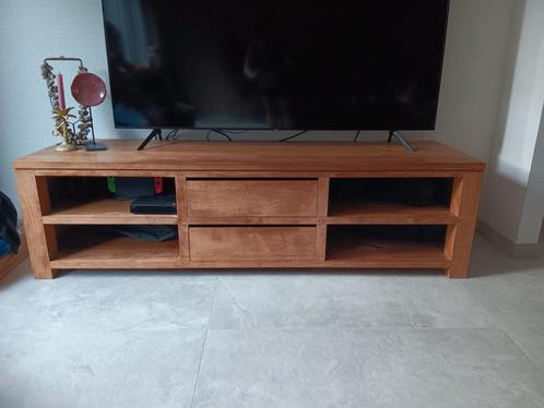 Teak hout tv meubel dressoir, Huis en Inrichting, Kasten | Televisiemeubels, Zo goed als nieuw, Minder dan 100 cm, 150 tot 200 cm