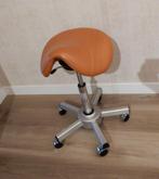 Orginele Flexchair zadelzit in leder uitvoering kleur cognac, Ophalen, Overige kleuren, Zo goed als nieuw, Bureaukruk