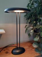 Prachtige zwarte designlamp design ufo vintage, Huis en Inrichting, Lampen | Tafellampen, Ophalen, Gebruikt, Minder dan 50 cm