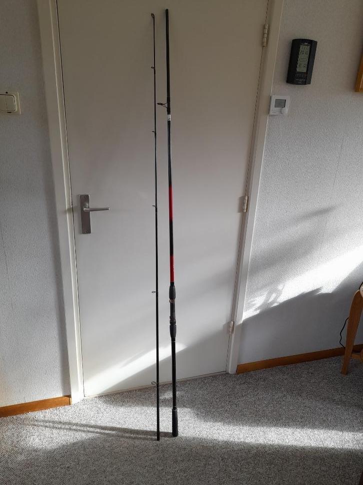 Karper hengel carbon Dam Fighter 2 3/4 LB L 3.60 2 delen, Watersport en Boten, Hengelsport | Karpervissen, Zo goed als nieuw, Werphengel